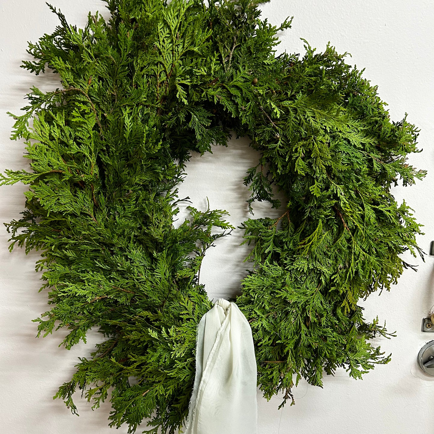 Minimalist Cedar Wreath