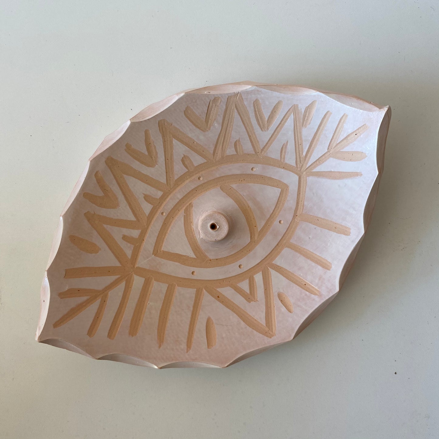 Ceramic Eye Incense Holder